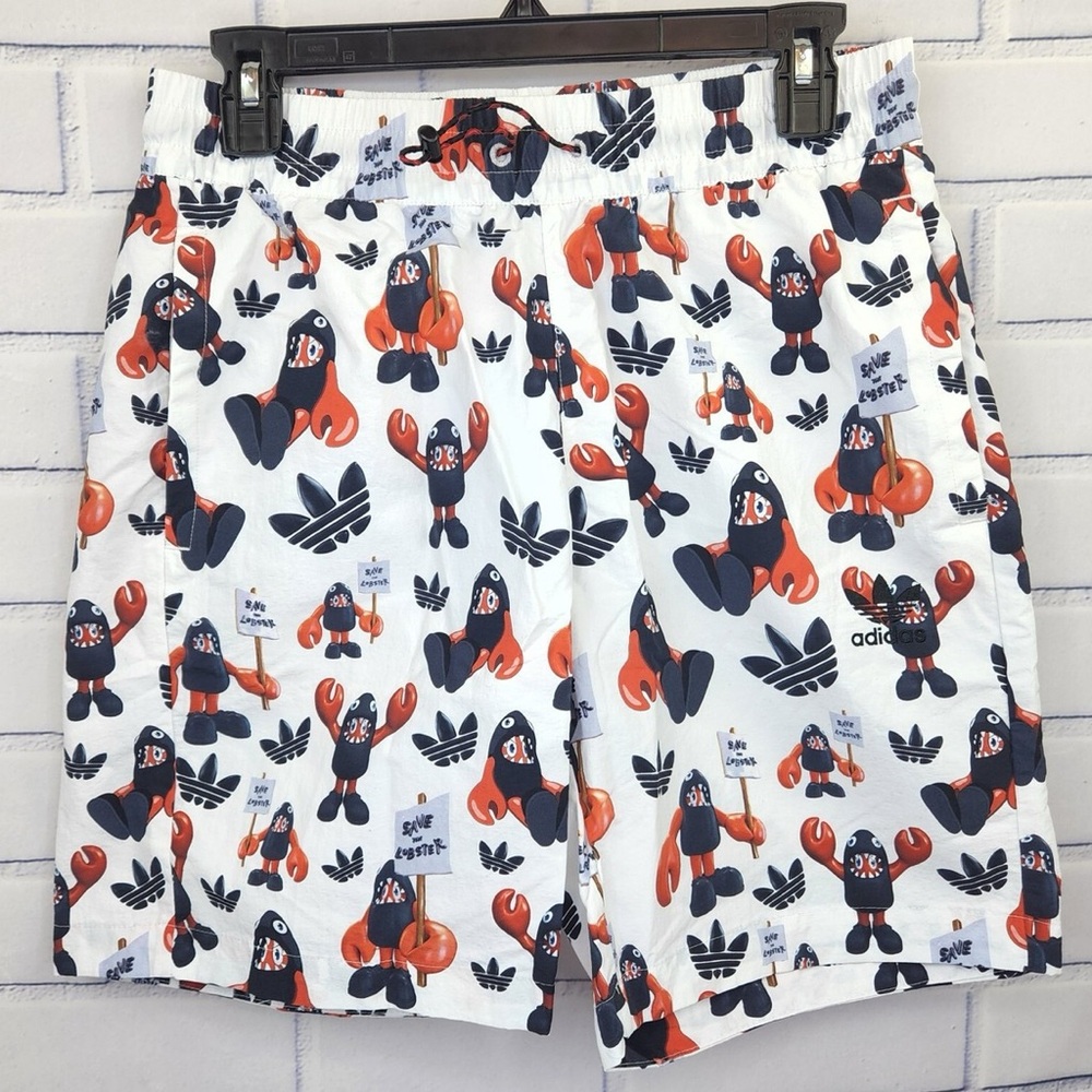 Adidas x Phillip Colbert “Save The Lobster” Board Shorts 🦞✨